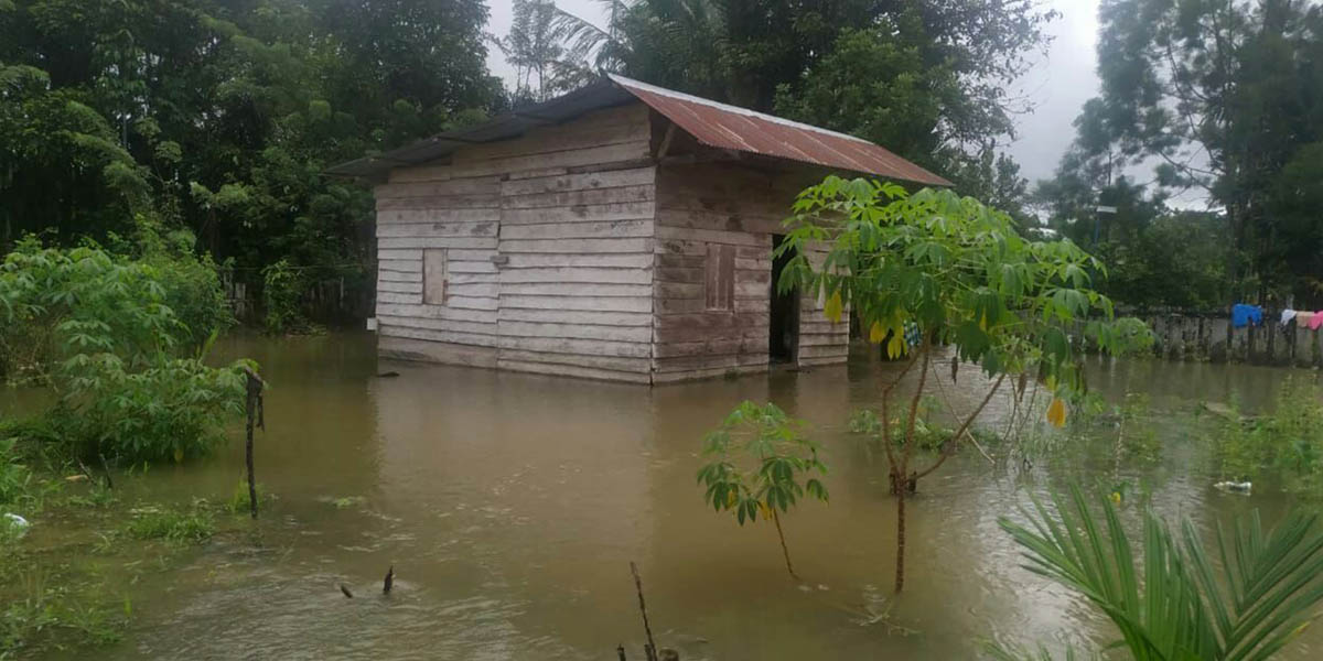 kodim-1710mimika-dirikan-posko-penanggulangan-banjir-di-iwaka